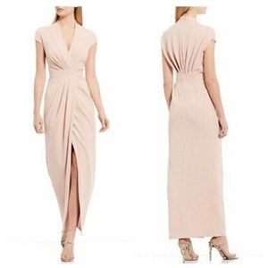 NWOT Belle Badgley Mischka pink dress, size 8
